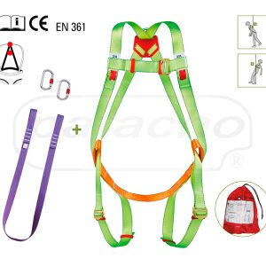 Patacho Kit 2 Arnês Antiqueda Dorsal e Frontal