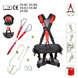 Patacho Kit 4 Arnês 5 pontos