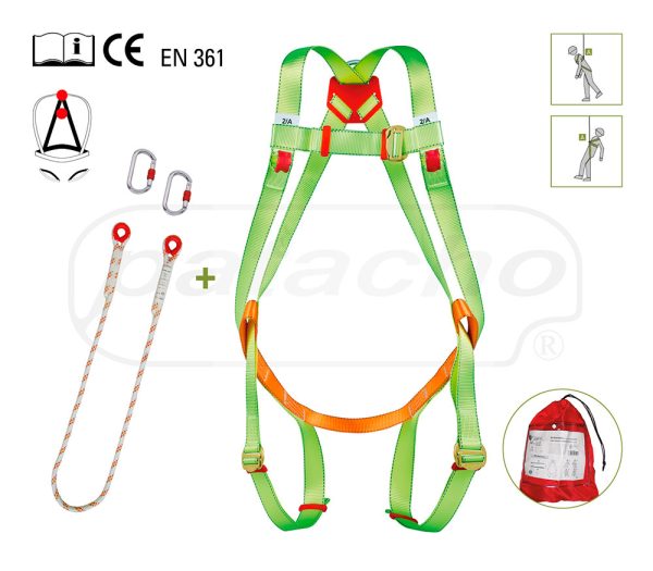 Patacho Kit 4 Arnês Antiqueda Dorsal e Frontal